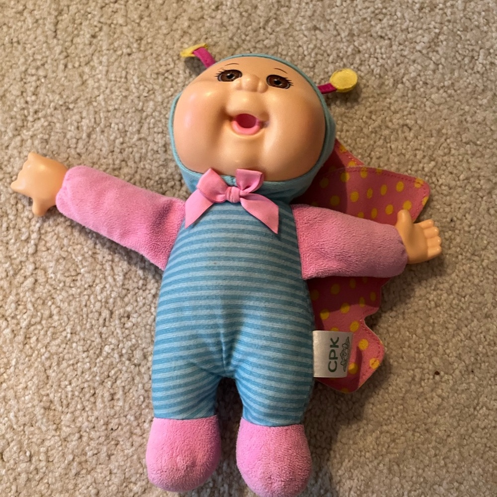 Cabbage, patch, kids, butterfly baby doll